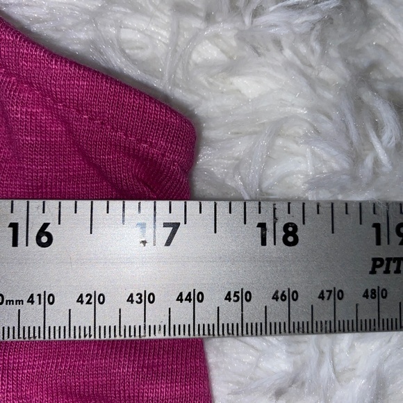 J. Jill Fuchsia Cotton/Modal Blend Sleeveless Dress with pockets - Picture 6 of 7